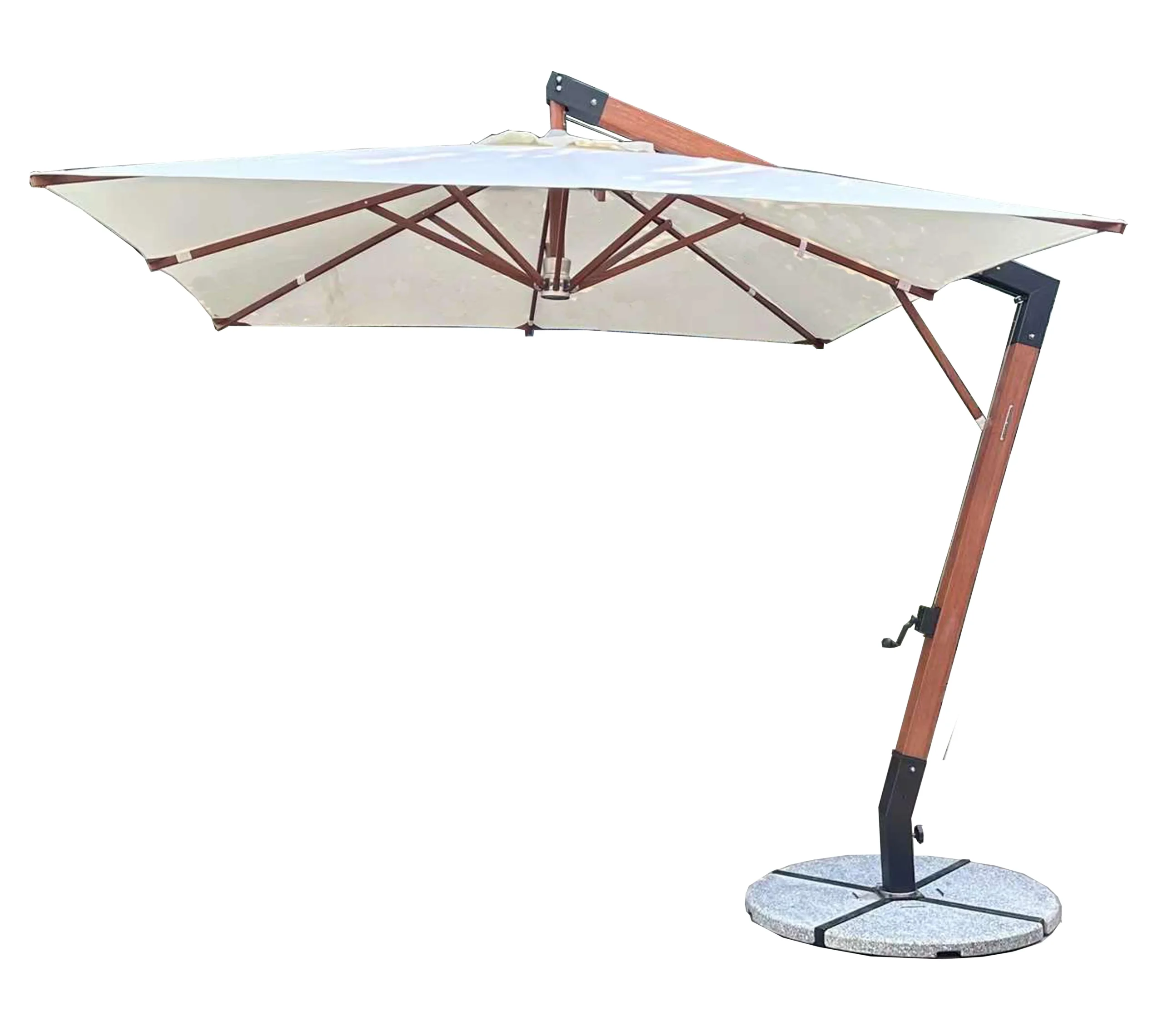 Wooden Cantilever Patio Umbrellas