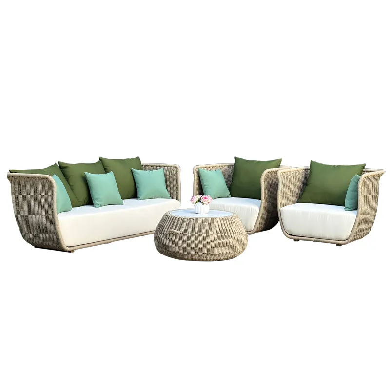 wicker patio couch