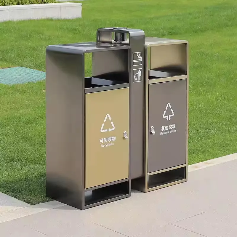 Outdoor Trash Can